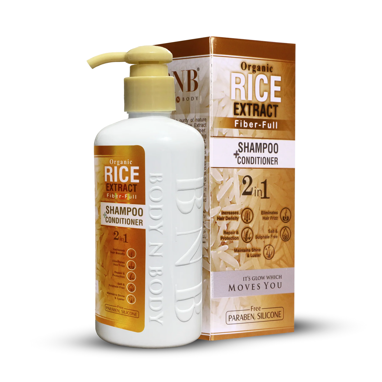 Rice Extract shampoo + Conditioner 250ml