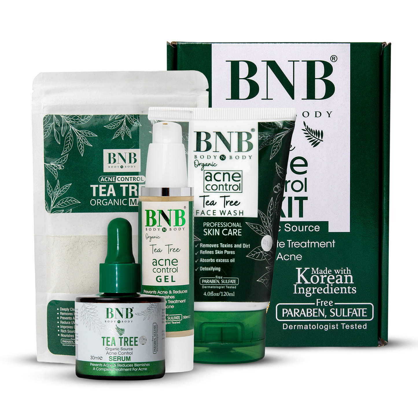 BNB Acne Control Kit 5 pies