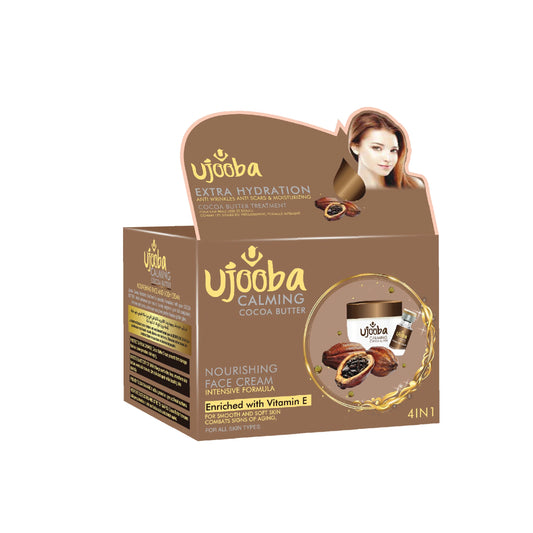 UJOOBA - FACE AND BODY- CALMING COCOA BUTTER - 4 in 1 CREAM