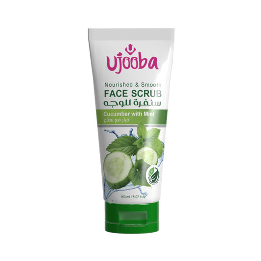 Face scrub cucumber with mint
